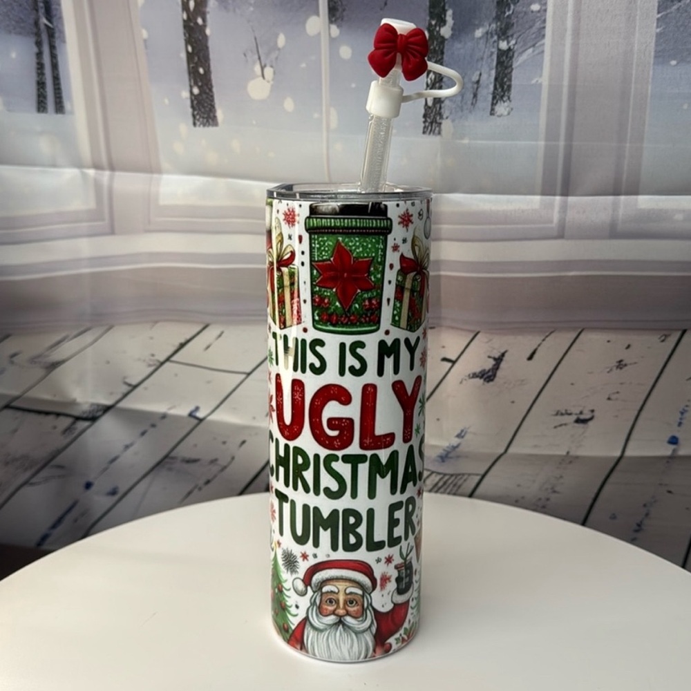 Handmade This Is My ugly Cup Tumbler. NWOT